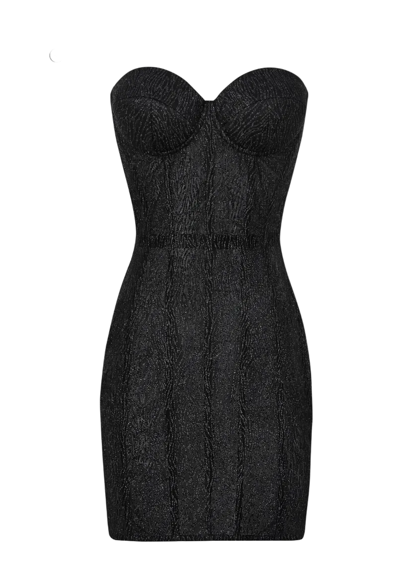 ‘Leo’ Glitter Corset Mini