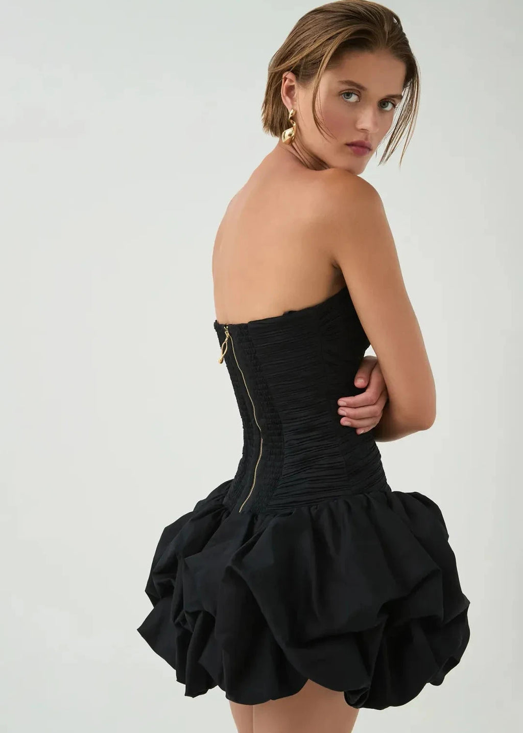 ‘Violette’ Bubble Hem Mini